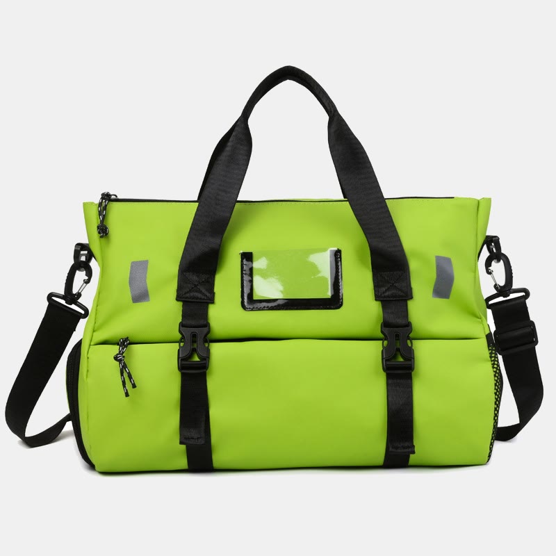 Duffel Bag For Outdoor Travel Dry Wet Separation Portable Sports Bag - Green - image 23