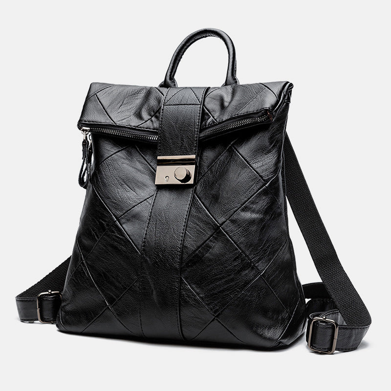 Genuine Leather Vintage Anti-Theft Backpack