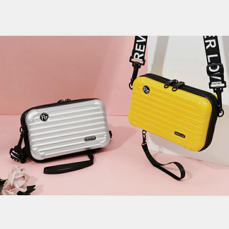 High Capacity Mini Suitcase Crossbody Bag