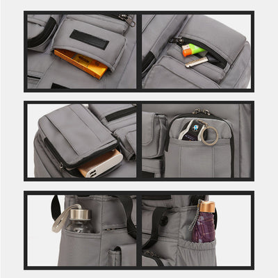 Multifunctional Water-resistant Scalable Handbag-Backpack