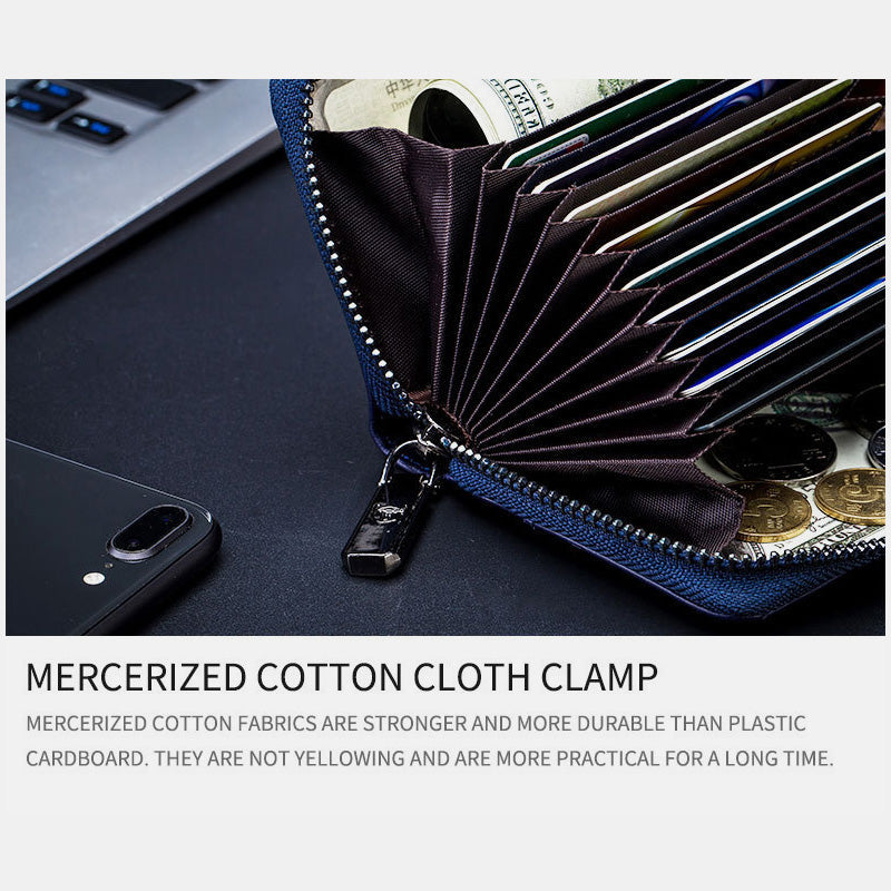 Real Leather Multifunctional Card Holder