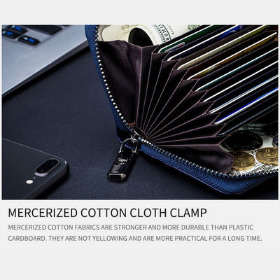 Real Leather Multifunctional Card Holder