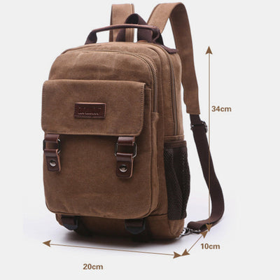 Messenger Bag Shoulder Sling Backpack Travel Rucksack