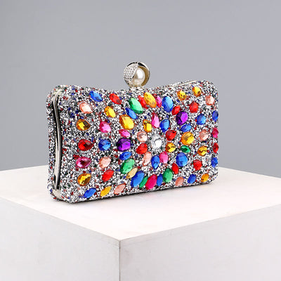 Diamond Encrusted Dinner Bag For Party Fashion Banquet Evening Bag