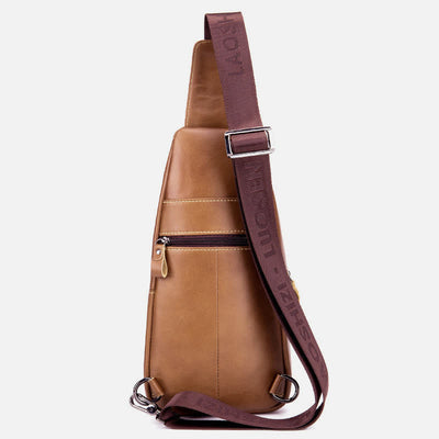 Men's Sling Bag Chest Shoulder Backpack Anti Theft Cross Body Purse