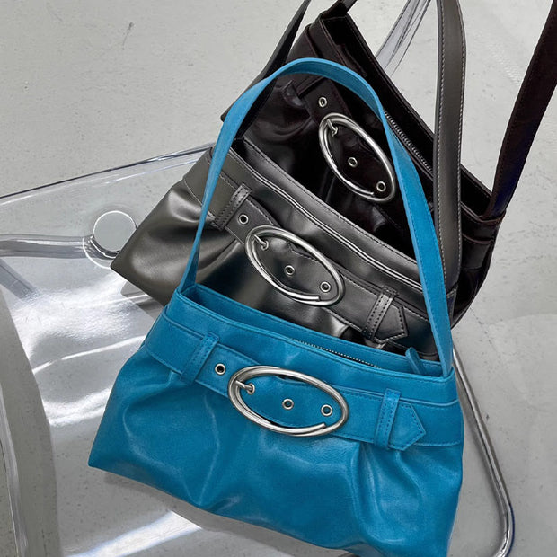Metallic Underarm Handbag Shoulder Bags for Women Versatile Handbag