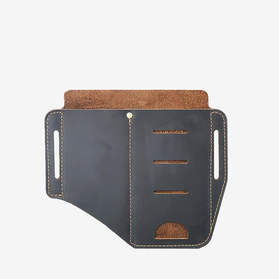 Multitool Belt Sheath EDC Leather Belt Organizer Belt Holder Pouch