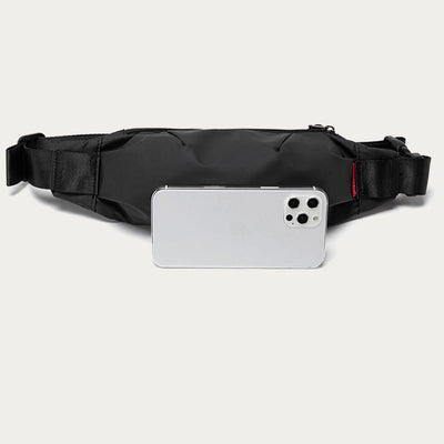 Sling Bag For Men Slim Lightweight Oxford Chest Phone Bag
