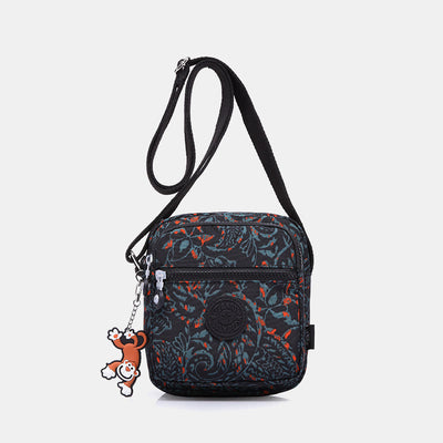 Lightweight Waterproof Small 3 Zip Crossbody Shoulder Bag
