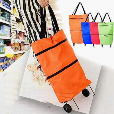 Large Capacity Expandable Foldable Trolley Bag