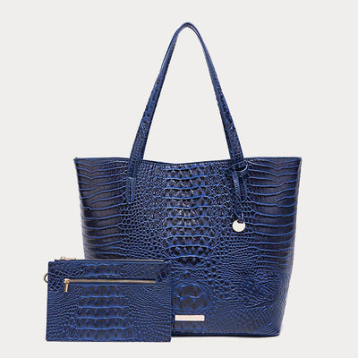 Tote For Women Daily Retro Crocodile Pattern Bag Set