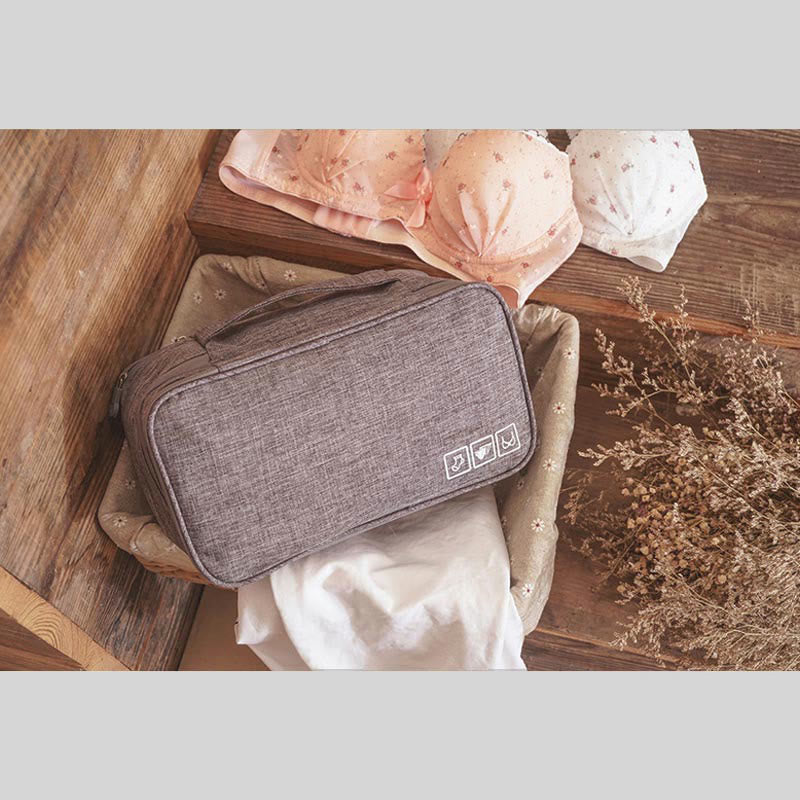 Storage Bag For Travel Oxford Protable Multi-Function Underwear Organizer