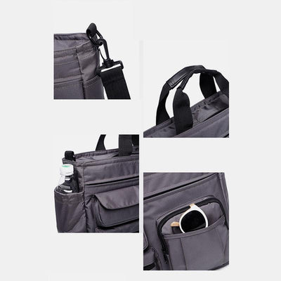 Water-Resistant Multifunctional Crossbody Laptop Handbag