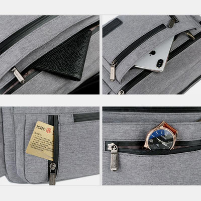 Multi-Function Large Capacity Water-Resistant Crossbody Bag