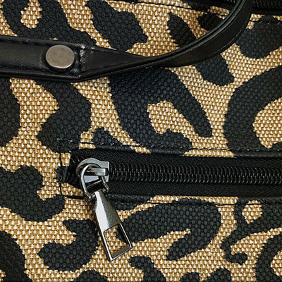 Leopard Print Tote For Women Commuter Rivet Durable Crossbody Bag