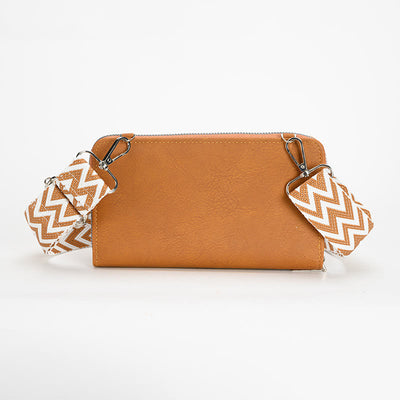 Crossbody Phone Bag Detachable Wide Strap Wallet For Women