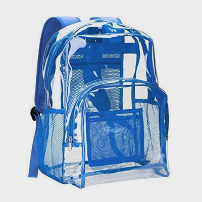 Backpack For School Students Trasparent PVC Leisure Daily Schoolbag