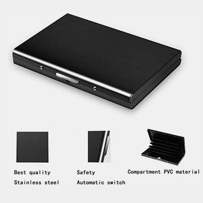 RFID Stainless Steel Slim Credit Card Holder