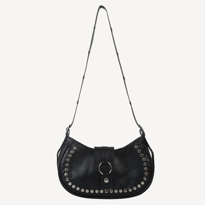 Rivet Crossbody Bag For Ladies Minimalist Punk Classic Purse