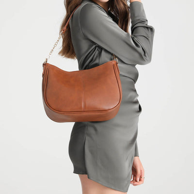 Shoulder Bag For Women Double Strape Elegant PU Leather Bag