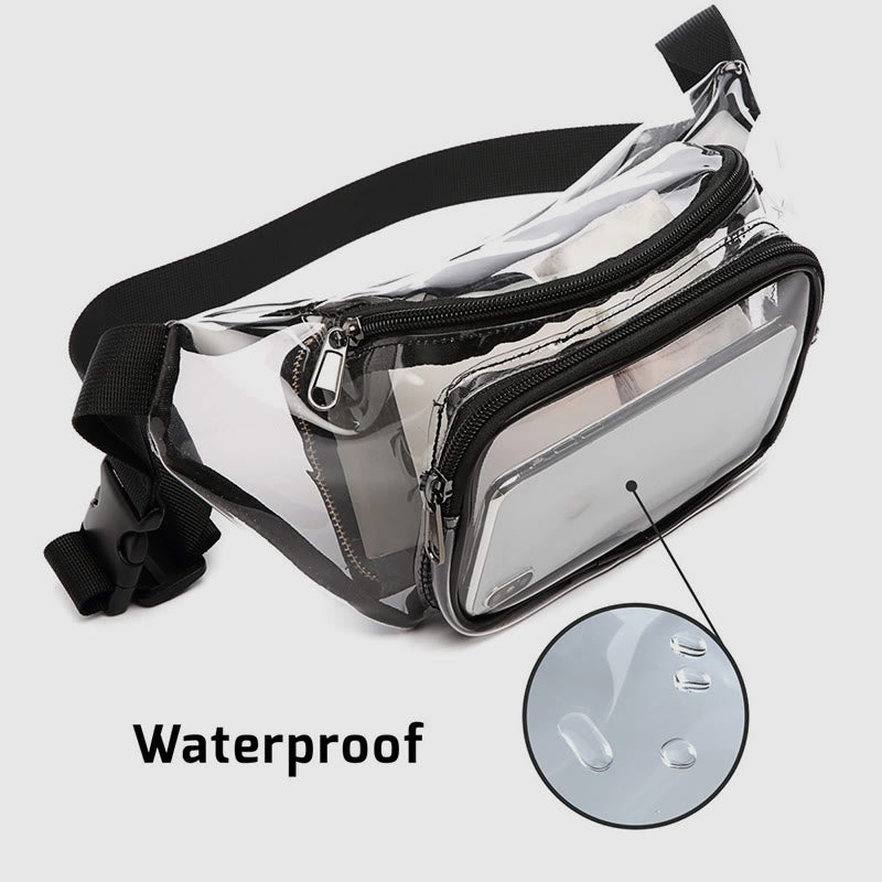 Waist Bag For Women Outdoor Running Fitness Waterproof PVC Bag