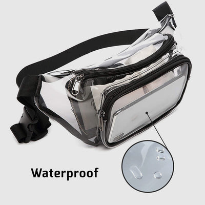 Waist Bag For Women Outdoor Running Fitness Waterproof PVC Bag
