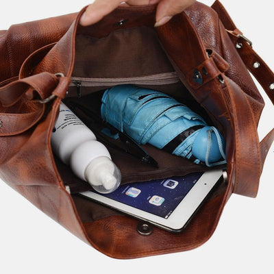 Large Capacity Multifunctional Retro Tote Bag