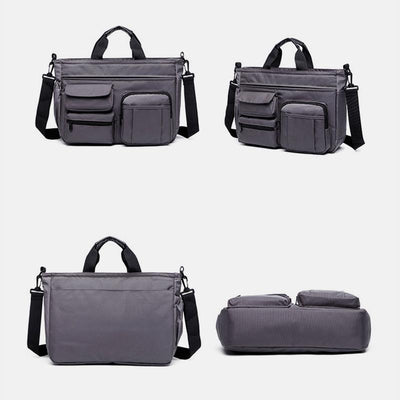 Water-Resistant Multifunctional Crossbody Laptop Handbag