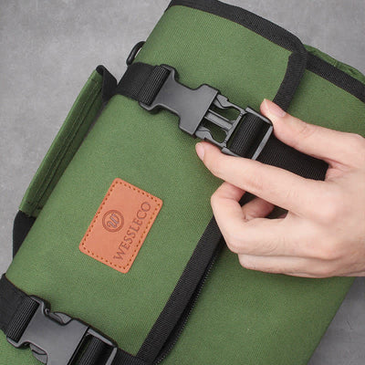 Tool Roll Bag Heavy Duty Tool Organizer with 4 Removable Pouch