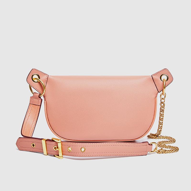 Genuine Leather Large Capacity Crossbody Bag Waist Bag