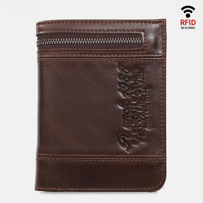 Large Capacity Bifold Retro Wallet