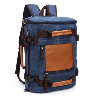 Unisex Multifunctional Retro Canvas Travel Backpack