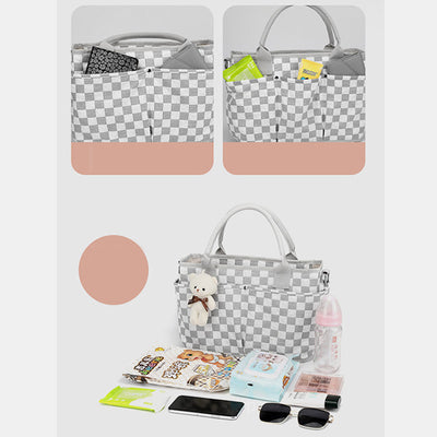 Diaper Tote Bag Mommy Bag for Hospital Maternity Baby with Stroller Straps