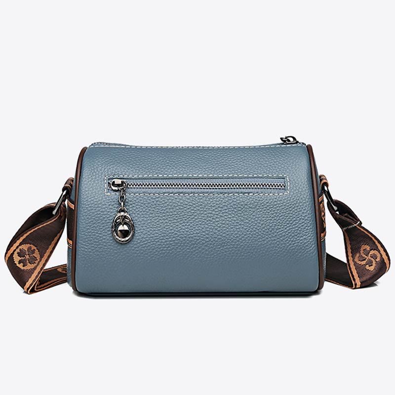 Retro Lady Underarm Bag Wide Strap Simple Women Crossbody Bag