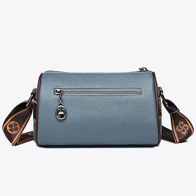 Retro Lady Underarm Bag Wide Strap Simple Women Crossbody Bag