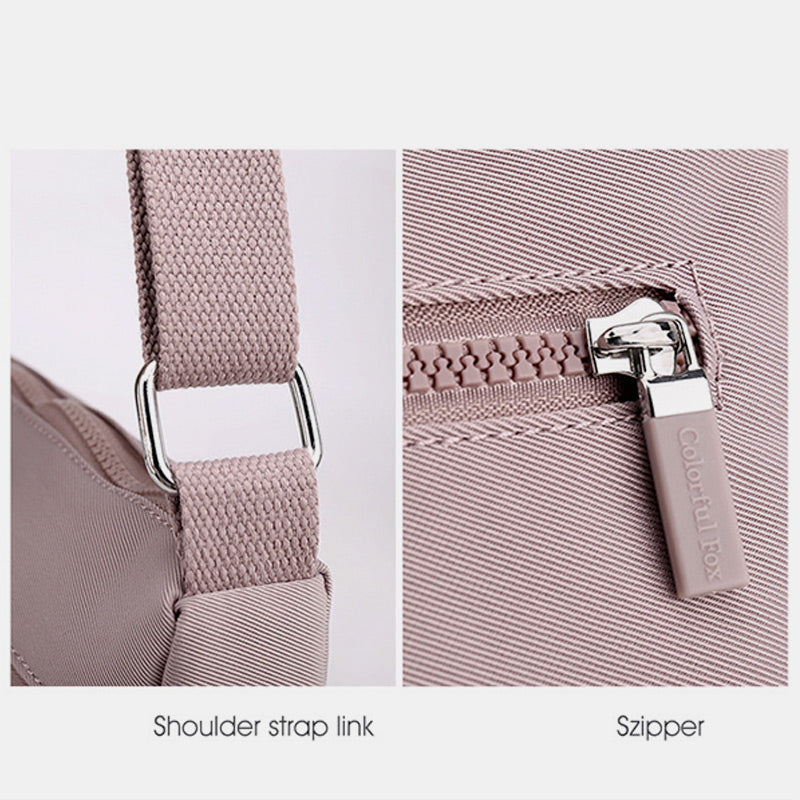 Multi-Pocket Lightweight Waterproof Casual Crossbody Bag