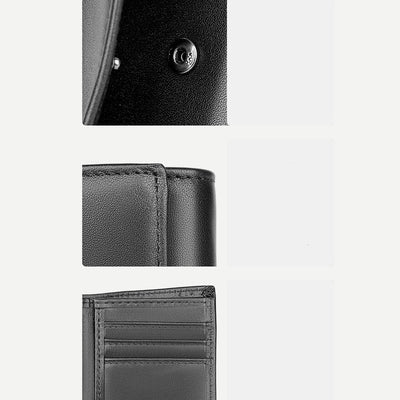RFID Leather Wallet for Men Front Pocket Slim Trifold Wallet