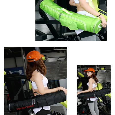 Waterproof Full Zip Yoga Mat Bag Carrier with Adjustable Strap Storage Pocket