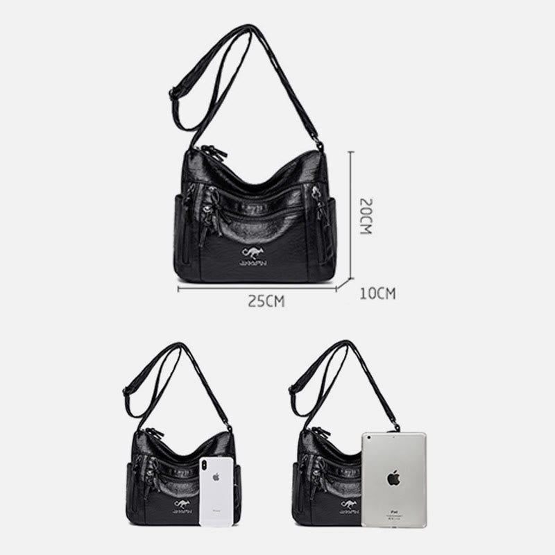 Simple Small Bag For Office Work Multi-Pocket Leisure Crossbody Bag