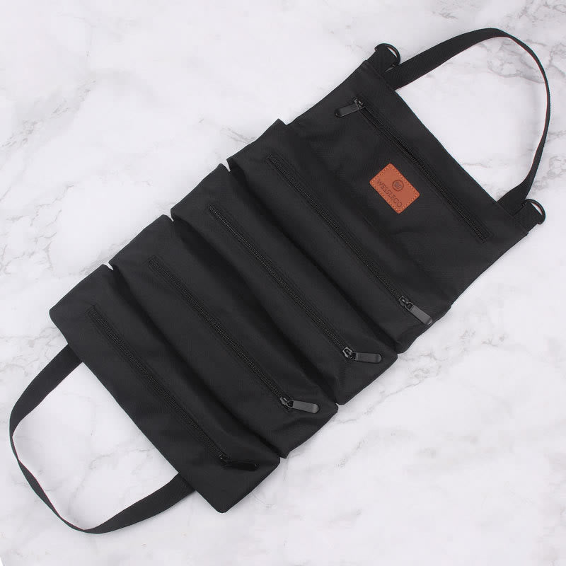 Roll Up Tool Bag Waterproof Multi-Slot Tool Organizer for Home Workshop