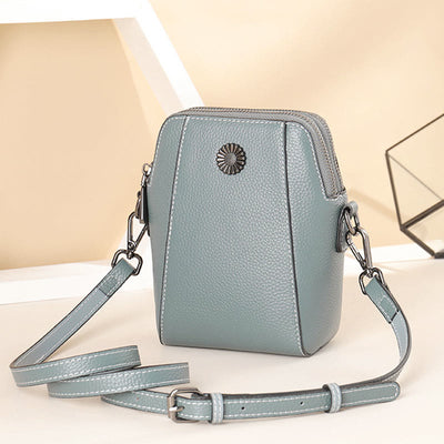 Phone Bag For Women Vintage Custom Mini Cowhide Crossbody Bag