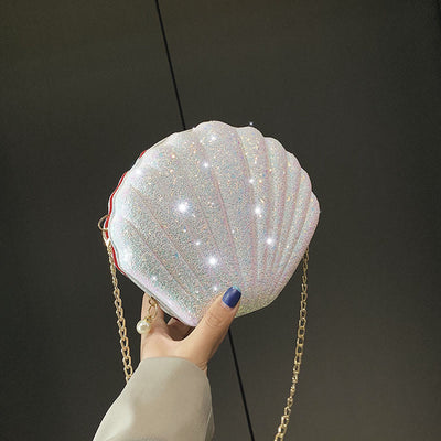 Crossbody Bag For Women Sequin Mini Shell Accessories Bag