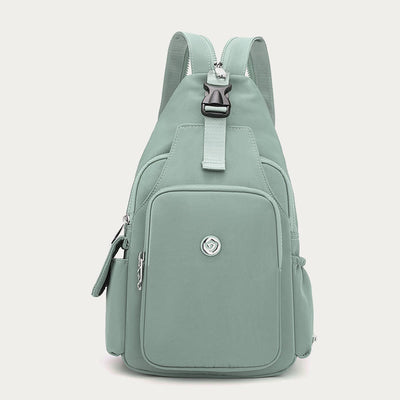 Multifunctional Sling Bag For Women Portable Waterproof Nylon Backpack