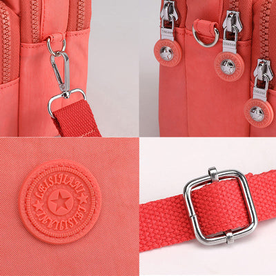 Waterproof Multi-Pocket Lightweight Casual Small Crossbody Bag