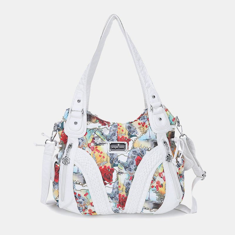 Women's Solid Color Hobo Bag
