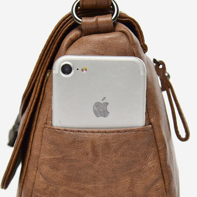 Vintage Waterproof Large Capacity Crossbody Bag