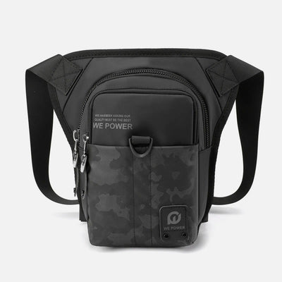 Outdoor Sports Purse For Men Durable Oxford Crossbody Leg Bag