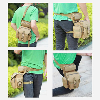Multipurpose Leg Bag For Men Outdoor Riding Military Oxford Tactical Bag