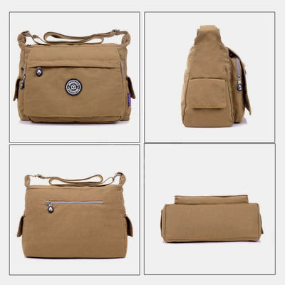 Crossbody Bag Small Purse for Women Nylon Shoulder Bag with Multi-pocket