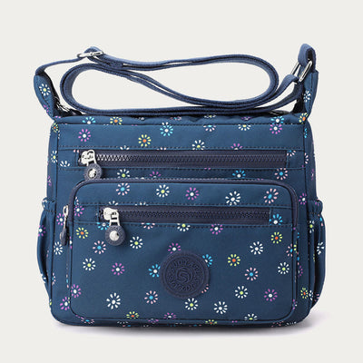 Nylon Crossbody Bag For Women Printing Multi Color Durable Bag
